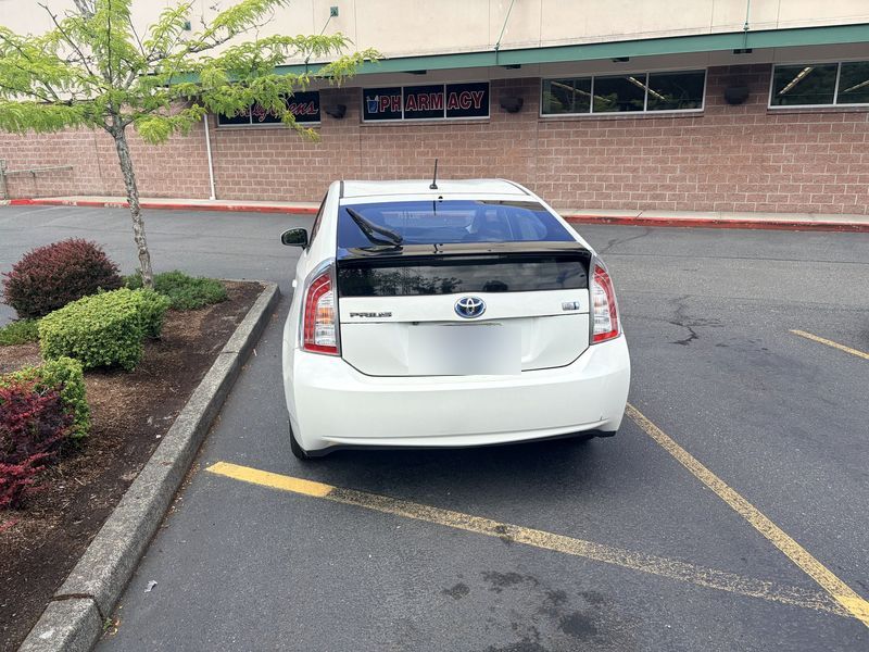 2015 Toyota Prius, rear